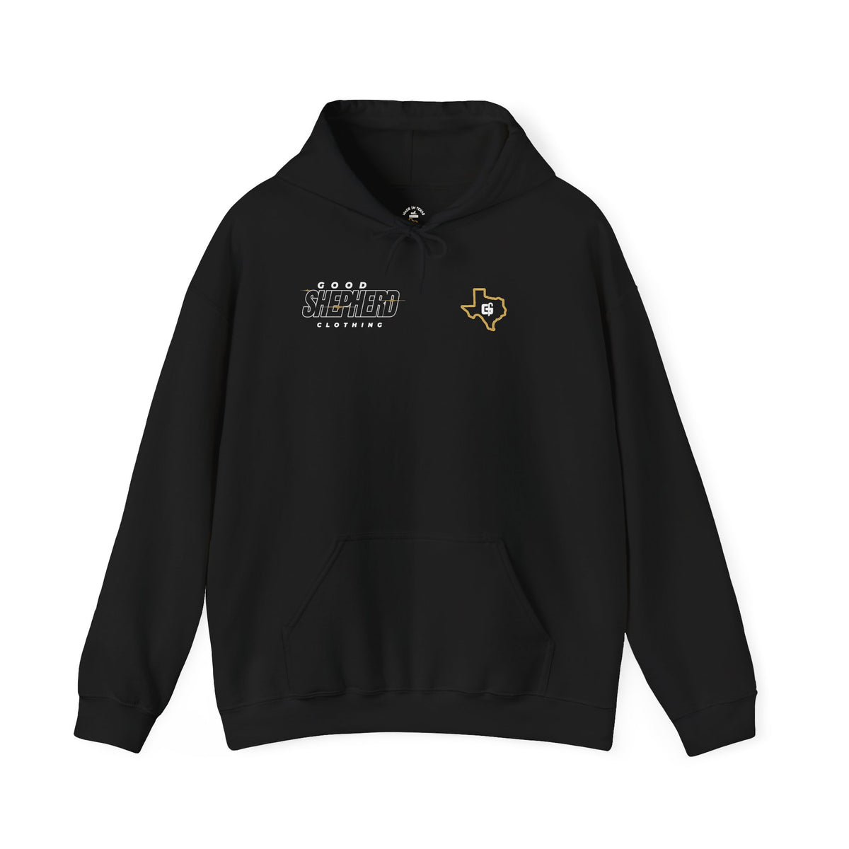 Texas Heritage Hoodie — Black
