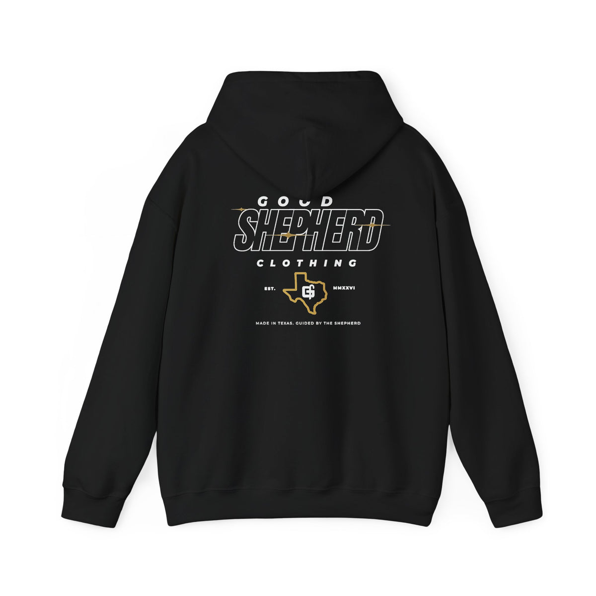 Texas Heritage Hoodie — Black