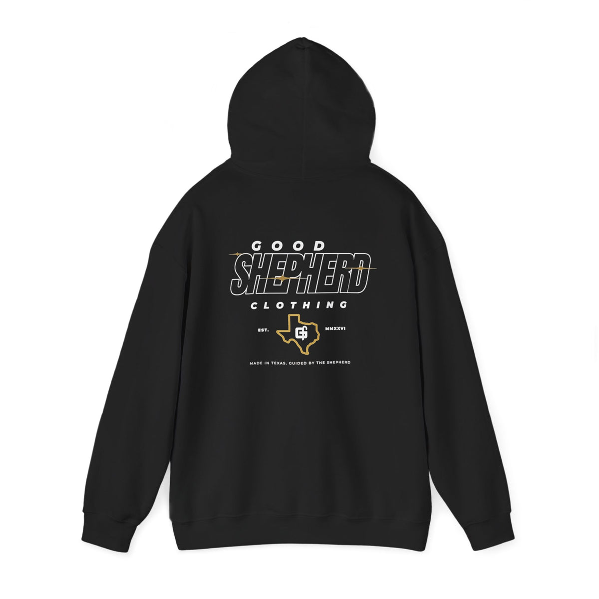 Texas Heritage Hoodie — Black
