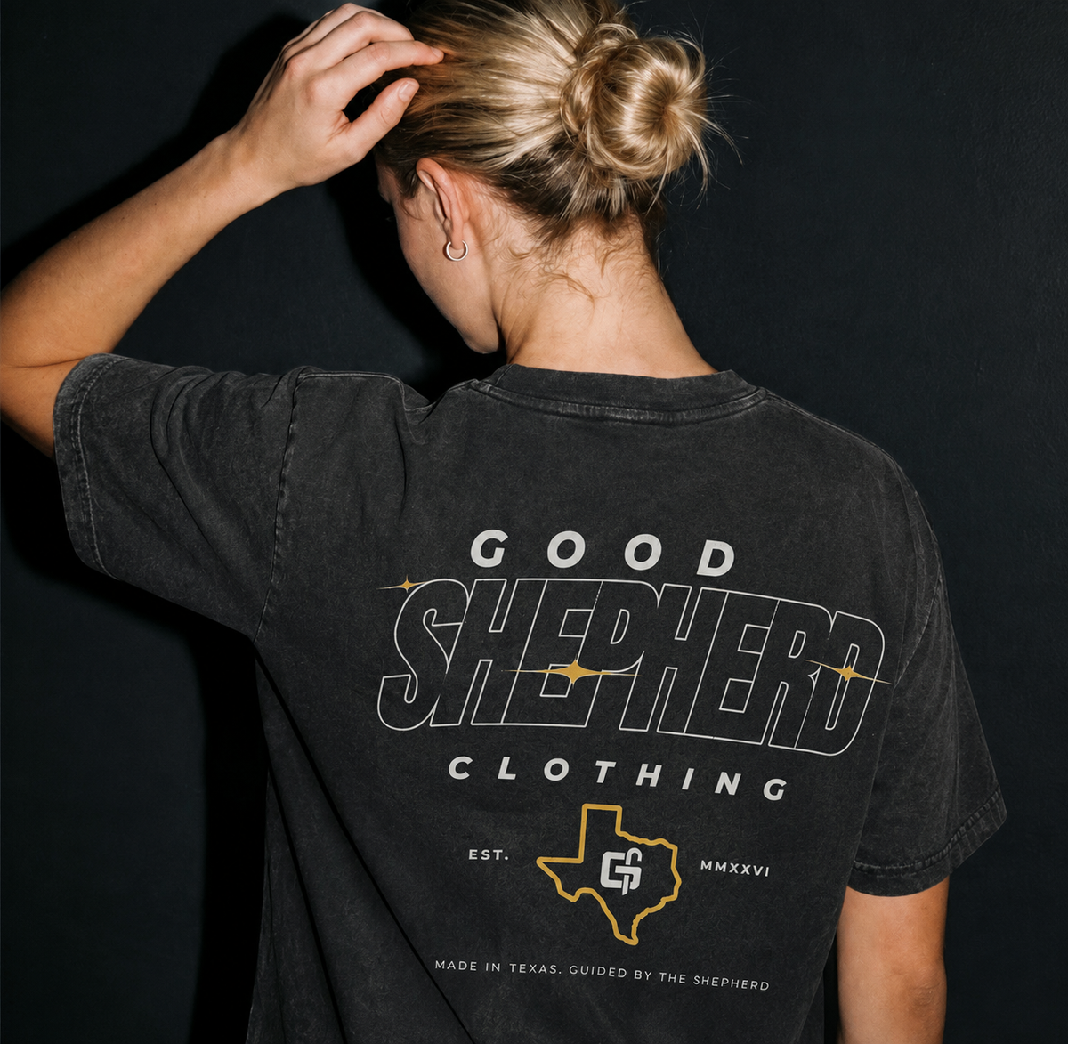 Texas Heritage Vintage Tee — Vintage Black