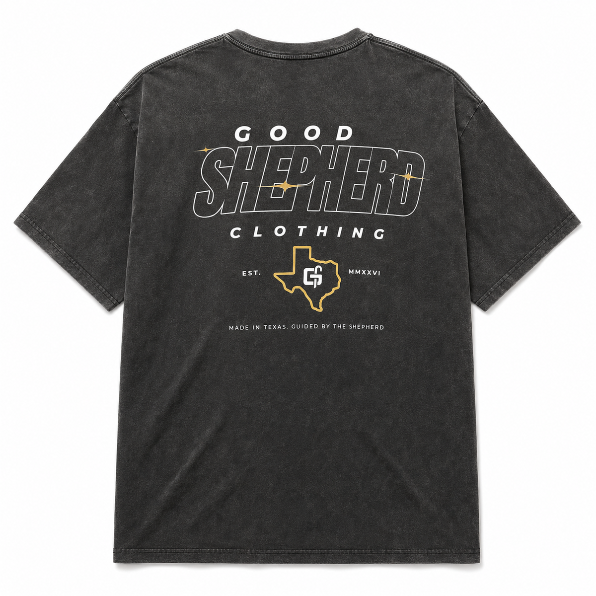 Texas Heritage Vintage Tee — Vintage Black